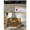 Image 3 : New 2 drawer silver finish glass trim night stand