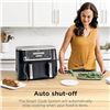 Image 2 : BNIB - Ninja Foodi Smart 2 Basket Air Fryer XL - 10 Quart Capacity - Model no: DZ550 THIS LOT IS LOC