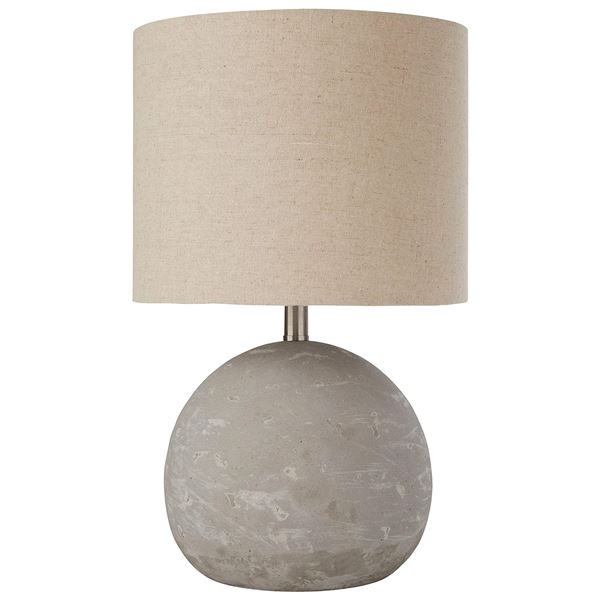 BNIB - Group of 2 - Stone & Beam Industrial Decor Round Concrete Table Lamp - RV: $ 140 THIS LOT IS 