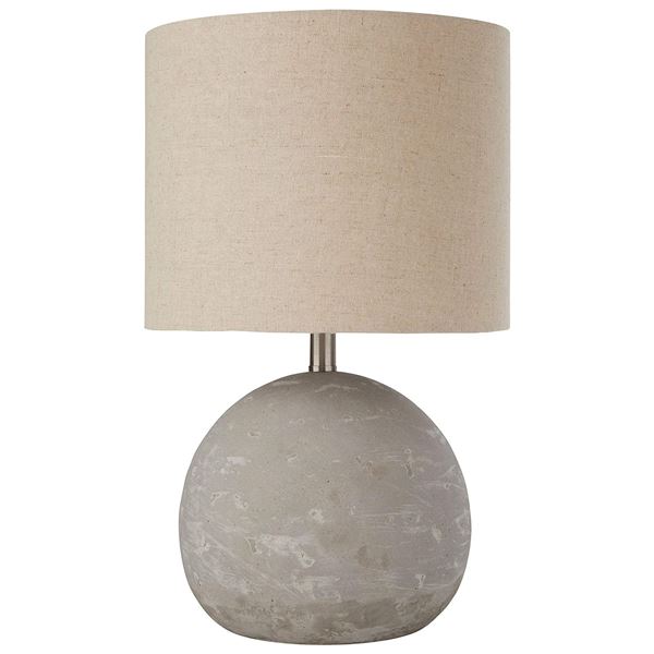 BNIB - Group of 2 - Stone & Beam Industrial Decor Round Concrete Table Lamp - RV: $ 146 THIS LOT IS 