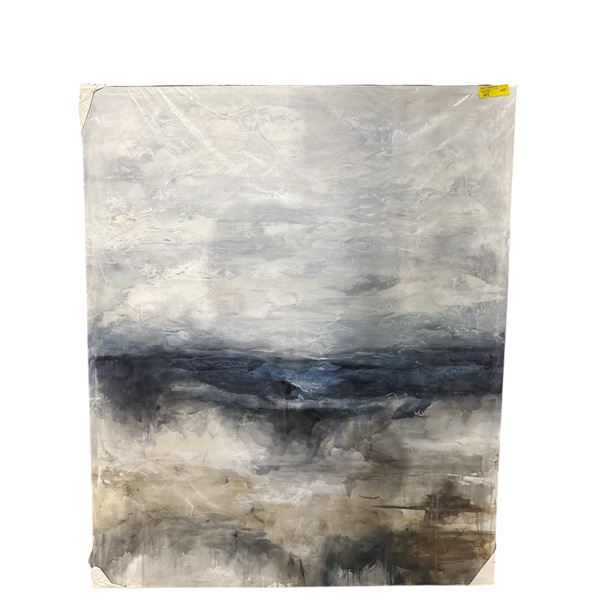 Contemporary abstract painting on canvas - approx 40x50in