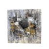 Image 1 : Original Abstract canvas painting signed by artist - approx. 40x40in