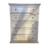 Image 1 : New - 5 drawer elegant white chest