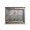 Image 2 : 2 drawer silver night stand