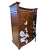 Image 2 : New - Traditional high chest with marble/stone top - approx. 38x19x52in