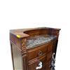 Image 3 : New - Traditional high chest with marble/stone top - approx. 38x19x52in