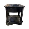 Image 1 : Single drawer black end table
