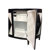 Image 2 : Fancy black & white with bronze pin heads dresser