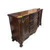 Image 1 : Traditional Dark Brown 3 drawer 2 door dresser