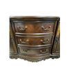 Image 3 : Traditional Dark Brown 3 drawer 2 door dresser
