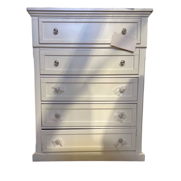 BNIB - 5 drawer chocolate brown chest (picture for reference only, actual Color is chocolate brown)