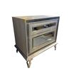 Image 2 : 2 drawer silver night stand