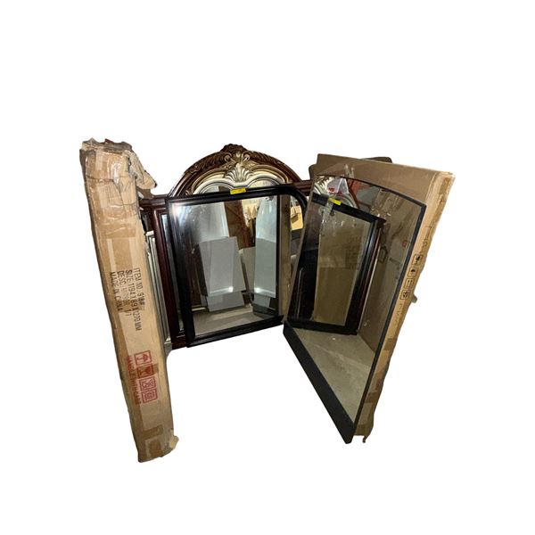 Large group of assorted mirrors
