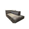 Image 1 : 2 seater gray sofa with adjustable headrests