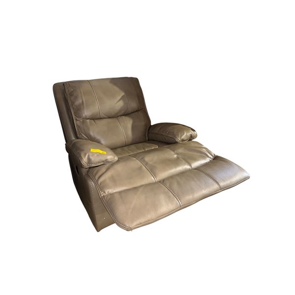 Beige Manual Recliner Chair