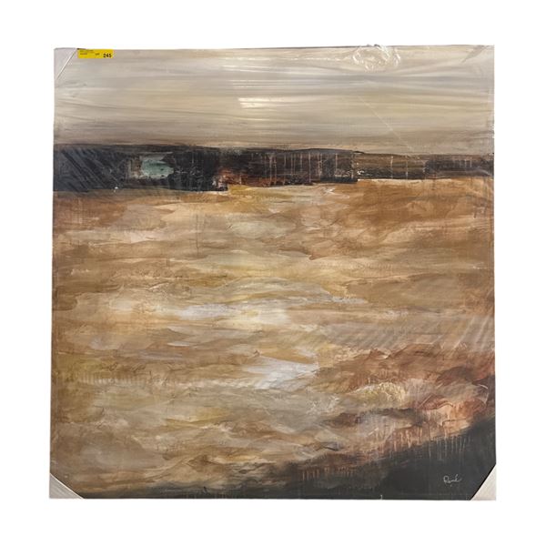 Abstract canvas painting - approx. 50x50in