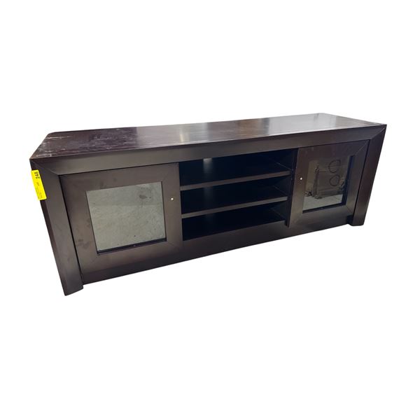 59in Cherry wood TV stand