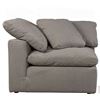 Image 2 : Moe's Home Terra Condo Corner Chair - Light Grey Smart Fabric in Box