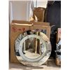 Image 2 : BNIB - Round Cologne Wall Mirror, 31.5" x 31.5" (CM000235)