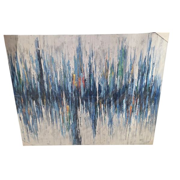 Abstract Canvas Wall Art, H40" x 50"
