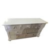Image 1 : White 7-Drawer Dresser, H40" x W65" x D18"