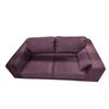 Image 1 : Purple Fabric Loveseat, W64"