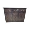 Image 2 : Purba Oliver Sideboard - Maple/Grey, H39" x W54" x D18"