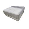 Image 2 : White Square Ottoman, W26"