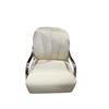 Image 1 : White & Chrome Accent Chair