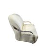 Image 3 : White & Chrome Accent Chair
