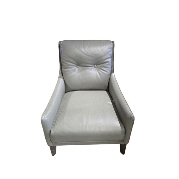 Natuzzi Editions Button-Tufted Accent Chair - Sage Green