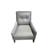 Image 1 : Natuzzi Editions Button-Tufted Accent Chair - Sage Green