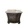 Image 1 : Dark Wood Nightstand, H32" x W33" x D17"