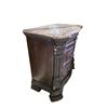 Image 3 : Dark Wood Nightstand, H32" x W33" x D17"
