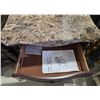 Image 4 : Dark Wood Nightstand, H32" x W33" x D17"