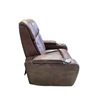 Image 3 : Amax Leather Brown Faux Leather Home Theater Recliner