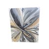 Image 1 : Abstract Canvas Wall Art - Grey & Gold, H50.5" x W40"