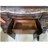 Image 5 : Tall Cherry Buffet & Hutch , H91" x W69" x D19" (1 Door Glass repair required)