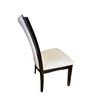 Image 2 : Black & White High-Back Dining Chair
