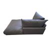 Image 2 : Grey Fabric Chaise Lounge