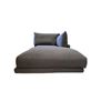 Image 3 : Grey Fabric Chaise Lounge