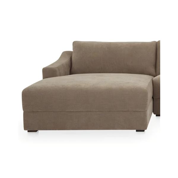 Moe's Farrow Left Facing Chaise - Taupe