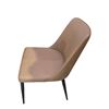 Image 2 : Moe's Lula Tan Vegan Leather Dining Chair
