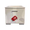 Image 1 : Coaster Fine Furniture - White Gloss Nightstand, H23" x W23" x D15"