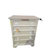 Image 2 : French Provincial Style Champagne Tall Chest, H54" x W41" x D18"