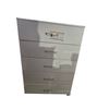 Image 2 : White 5-Drawer Chest, H50" x W35" x D17.5"