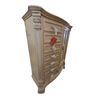 Image 2 : French Provincial Style Champagne Gold Tall Chest, H62" x W47" x D20" (some wear on the corners)