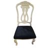 Image 2 : 2-Pcs French Provincial Style Cream Dining Chairs