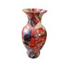 Image 2 : 2-Pcs Southwestern Style Decor Ceramic Vases, H12" & 13"
