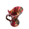 Image 4 : 3-Pcs 3 Assorted Abstract Ceramic Vases and Pitcher, Tallest H11.5"